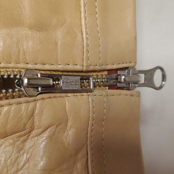 Women Ambition Leather Jacket, Size XXL, Color Cognac - Picture 8 of 9